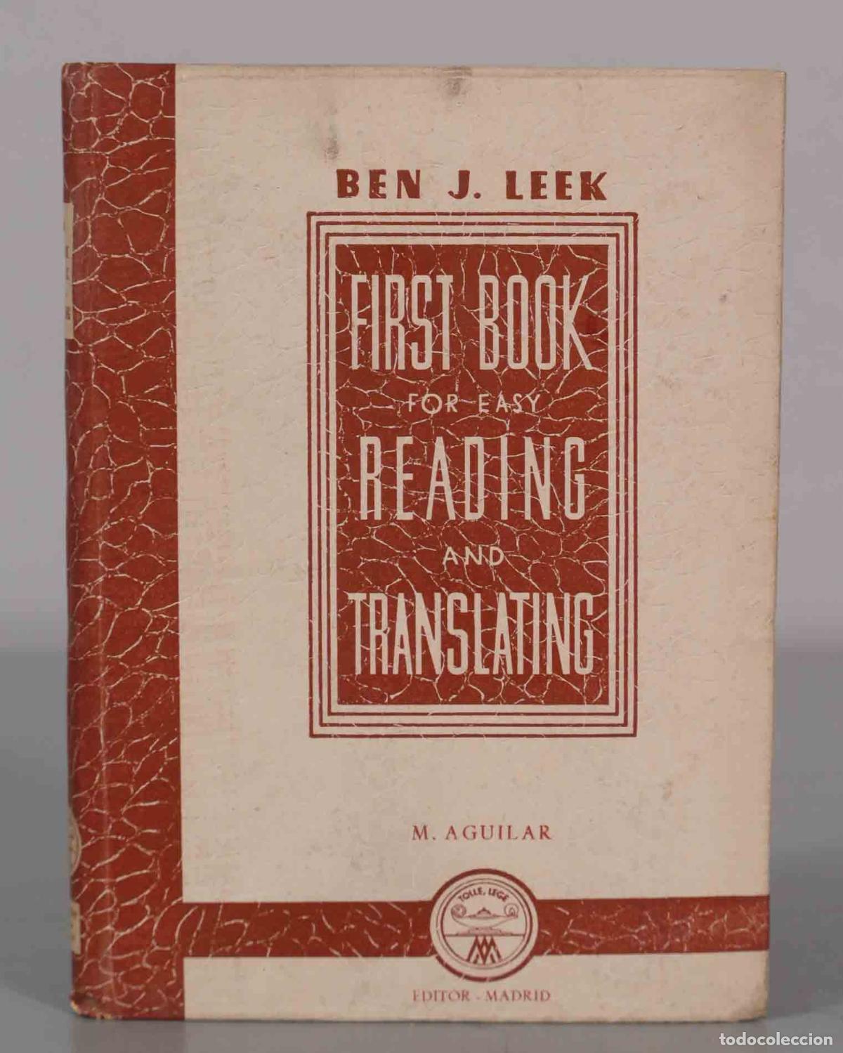 Libros antiguos: First book for easy reading and translating Leek - Foto 1