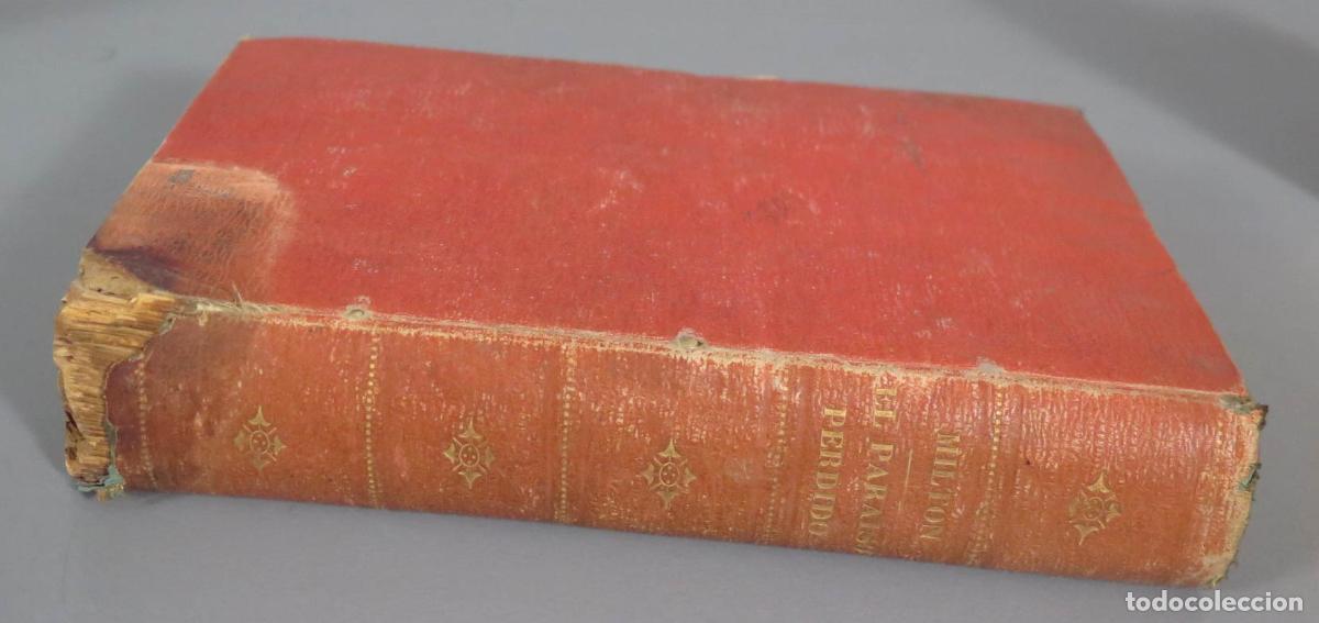 Libros antiguos: EL PARAISO PERDIDO MILTON, John 1873 - Foto 2