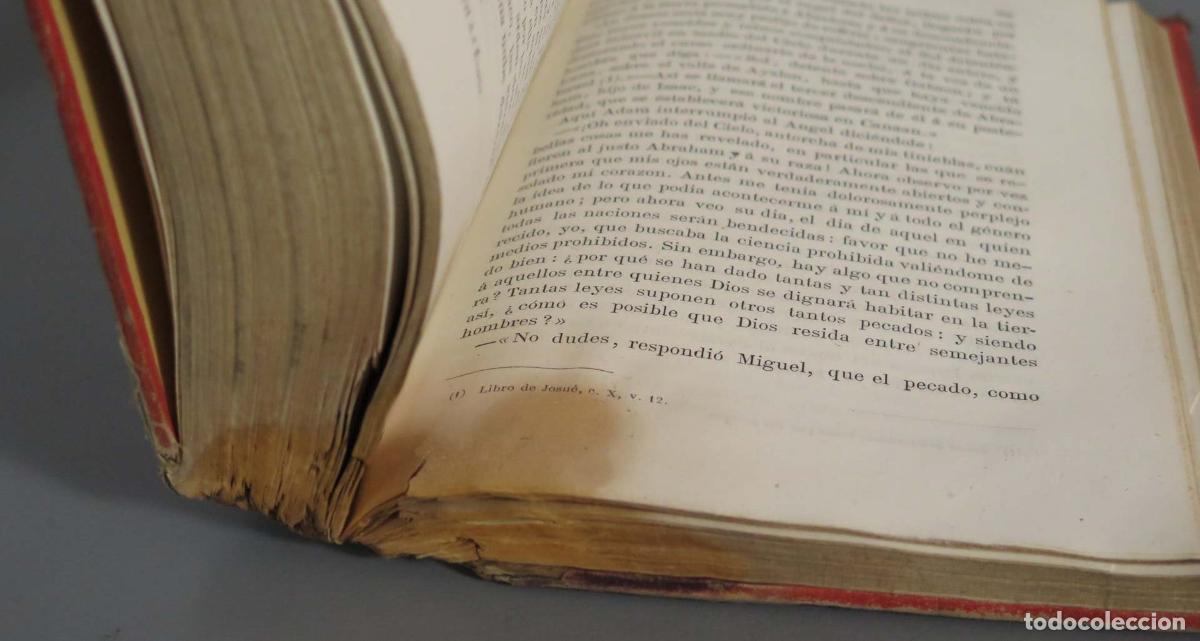 Libros antiguos: EL PARAISO PERDIDO MILTON, John 1873 - Foto 3