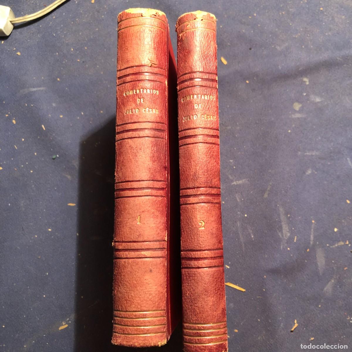 Libros antiguos: JULIO CESAR: - LOS COMENTARIOS DE JULIO CESAR ( 2 VOLUMENES) - (1865) - Foto 1