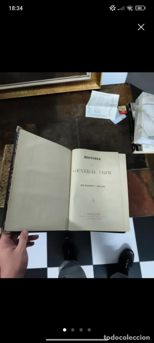 Libros antiguos: Historia de Prim. A&ntilde;o 1871. - Foto 1