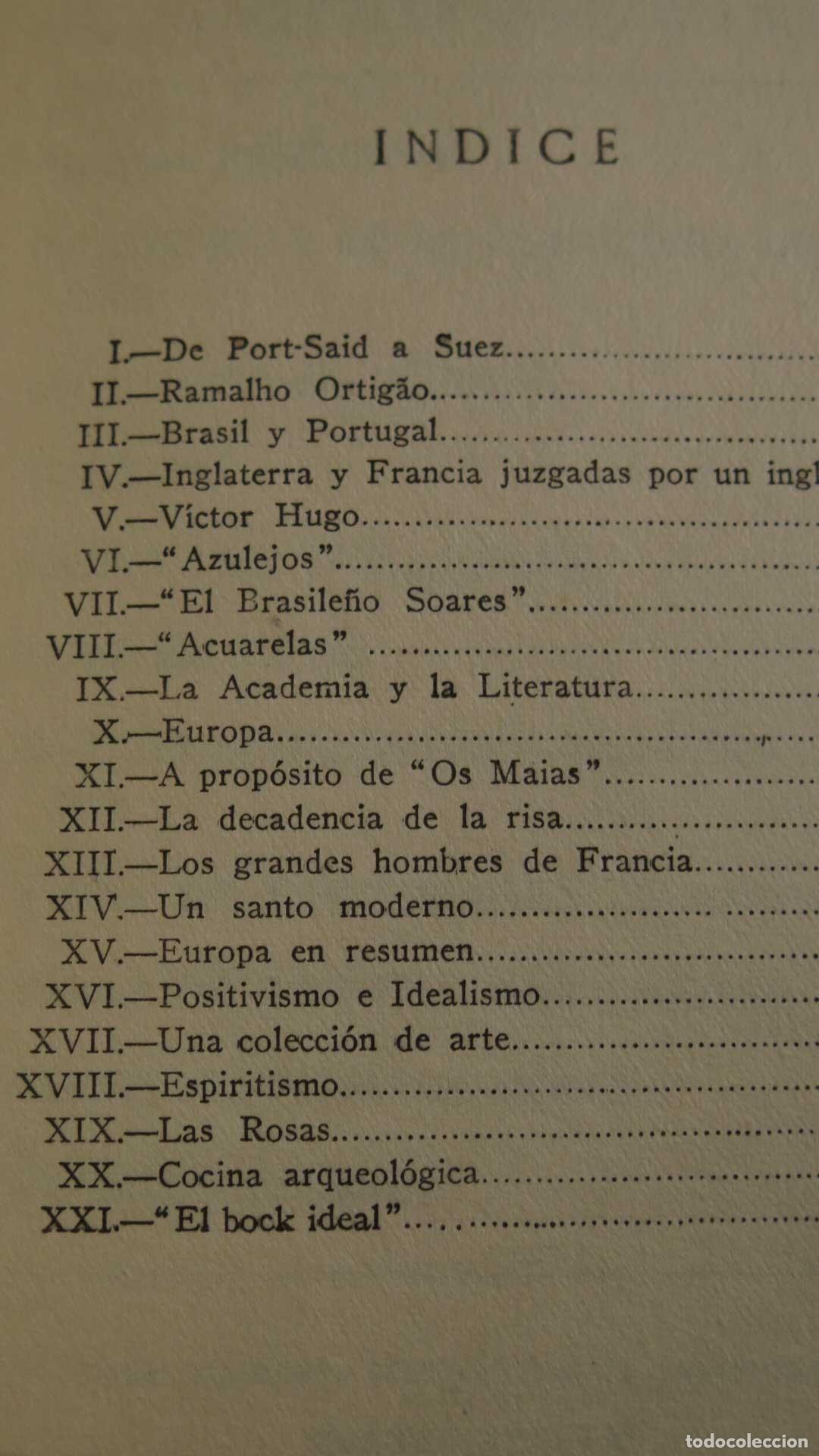 Libros antiguos: NOTAS CONTEMPORANEAS. QUEIROZ, E&ccedil;a de - Foto 2