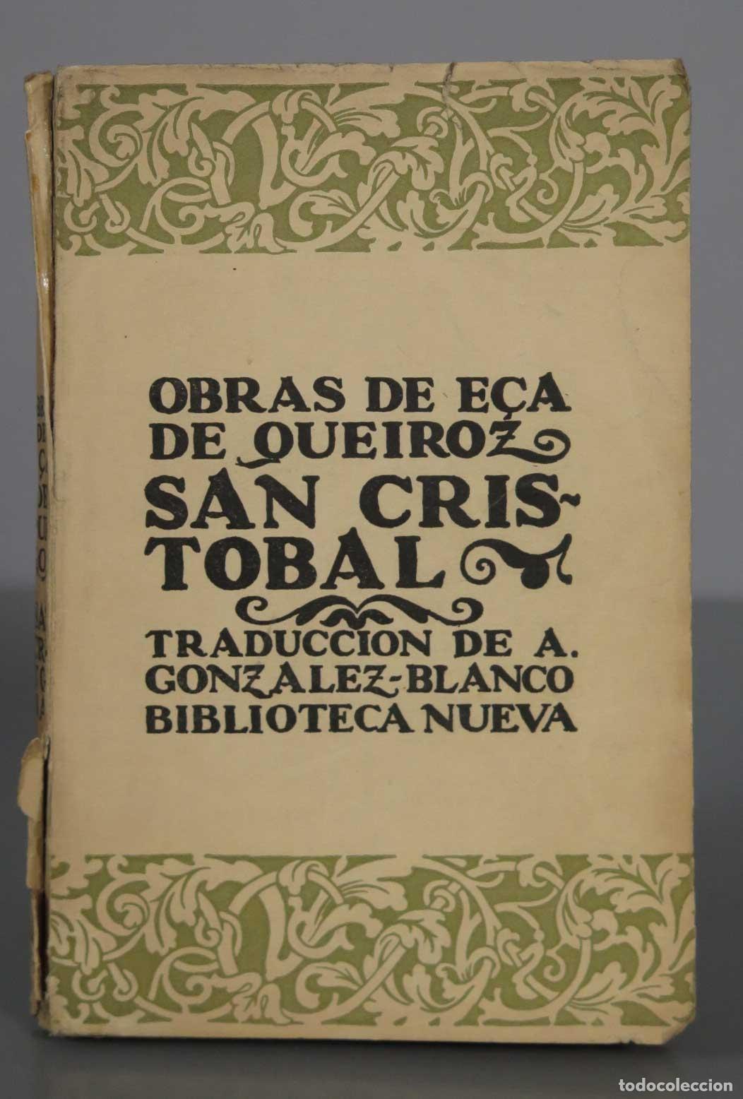 Libros antiguos: San Cristobal Queiroz, E&ccedil;a de - Foto 1