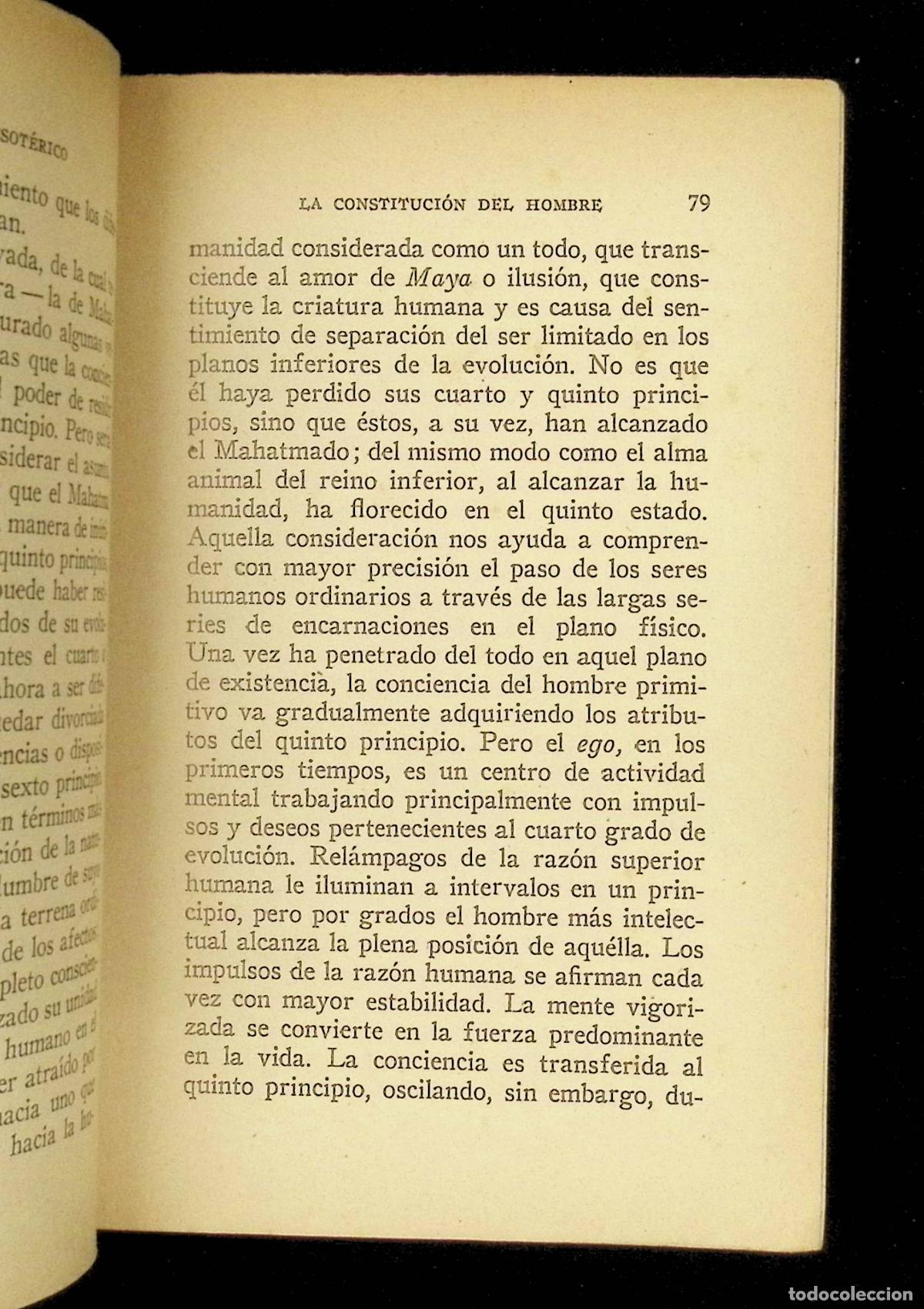 Libros antiguos: EL BUDDHISMO ESOT&Eacute;RICO. - SINNET, A. P. - Foto 4