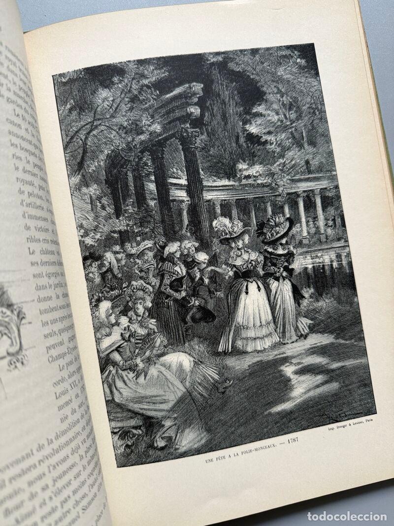 Libros antiguos: Paris de si&egrave;cle en si&egrave;cle, A. Robida - a la Libraire Illustr&eacute;e, ca. 1895 - Foto 6