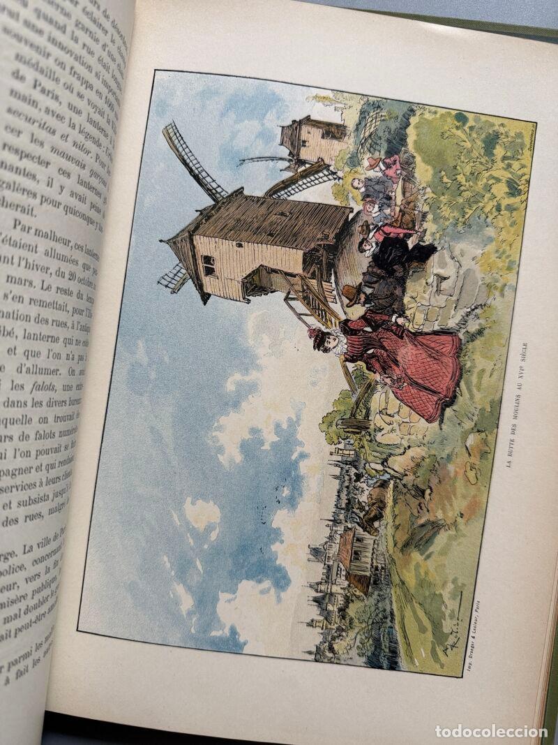 Libros antiguos: Paris de si&egrave;cle en si&egrave;cle, A. Robida - a la Libraire Illustr&eacute;e, ca. 1895 - Foto 7