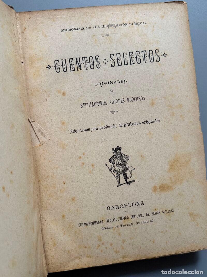 Libros antiguos: Cuentos selectos - Ram&oacute;n Molinas, ca. 1900 - Foto 2