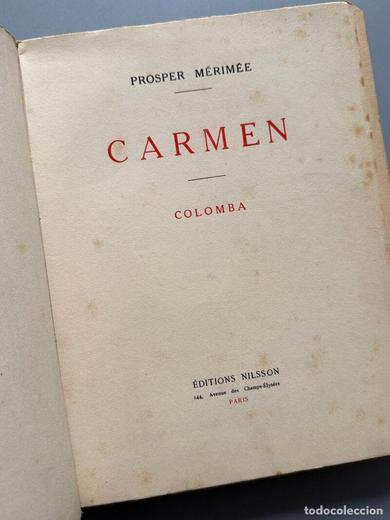 Libros antiguos: Carmen, Prosper M&eacute;rim&eacute;e - &Eacute;ditions Nilsson, ca. 1928 - Foto 2