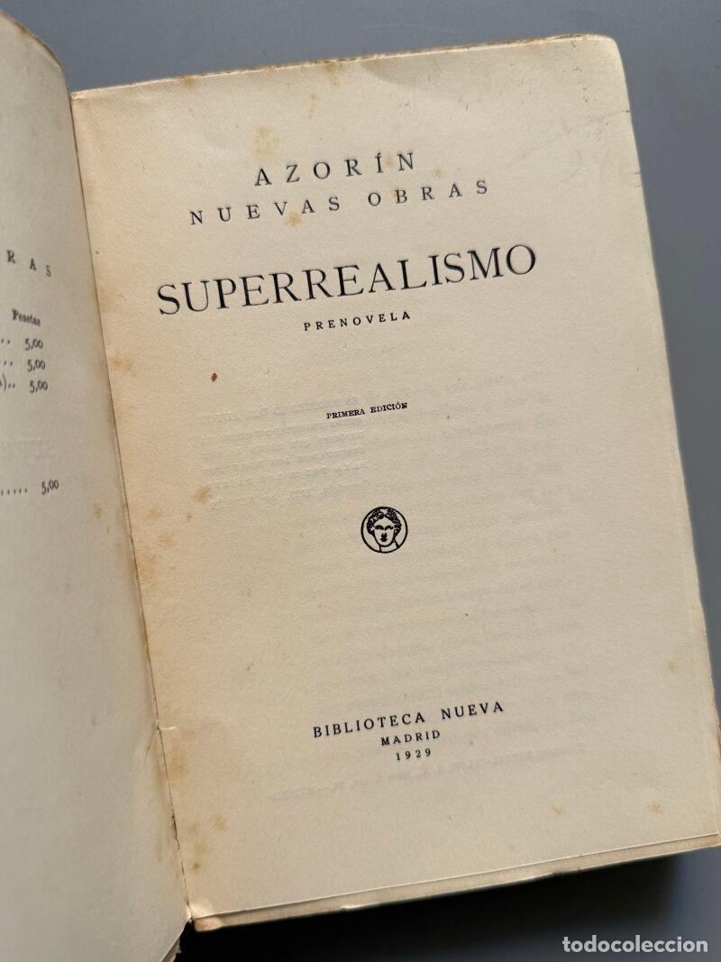 Libros antiguos: Superrealismo, Azor&iacute;n - Biblioteca Nueva, 1929 - Foto 2