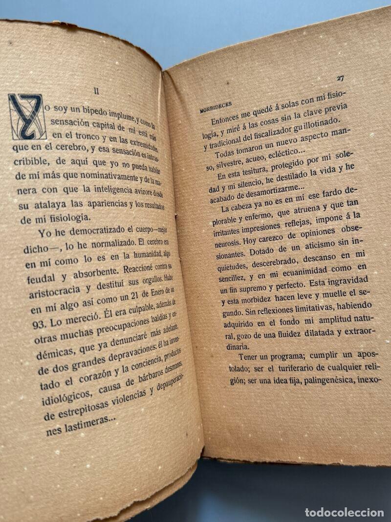 Libros antiguos: Morbideces, Ram&oacute;n G&oacute;mez de la Serna (1&ordf; edici&oacute;n) - Imprenta el Trabajo, 1908 - Foto 4
