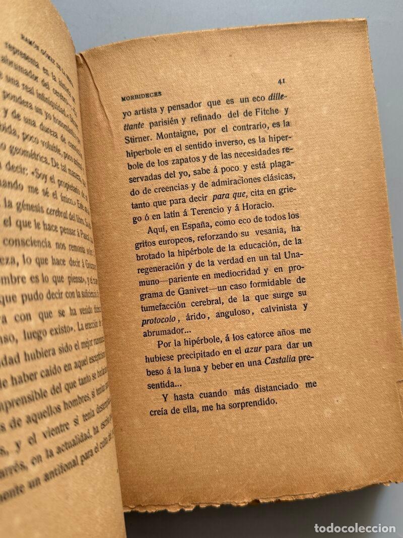 Libros antiguos: Morbideces, Ram&oacute;n G&oacute;mez de la Serna (1&ordf; edici&oacute;n) - Imprenta el Trabajo, 1908 - Foto 5