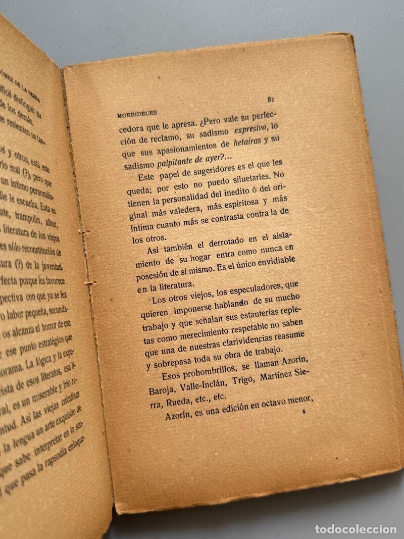 Libros antiguos: Morbideces, Ram&oacute;n G&oacute;mez de la Serna (1&ordf; edici&oacute;n) - Imprenta el Trabajo, 1908 - Foto 6