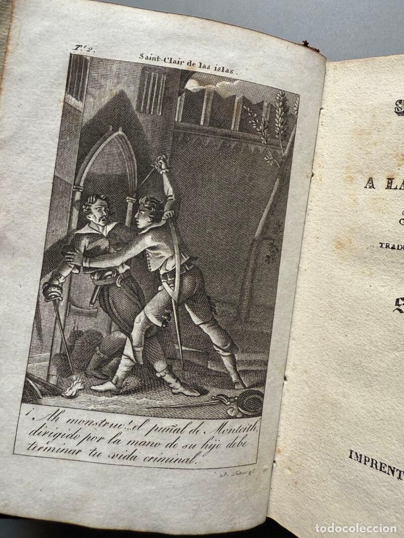Libros antiguos: Saint-Clair de las Islas - Imprenta de Tomas Gorchs, 1838 - Foto 8