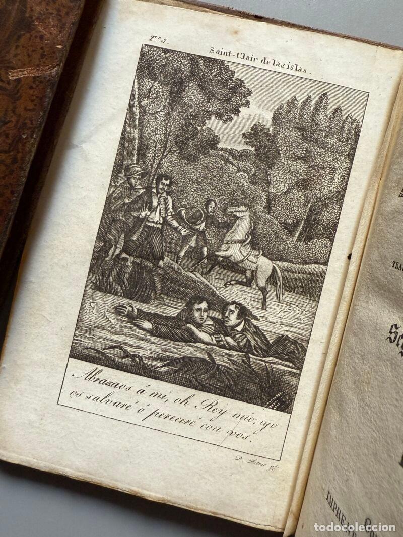 Libros antiguos: Saint-Clair de las Islas - Imprenta de Tomas Gorchs, 1838 - Foto 11