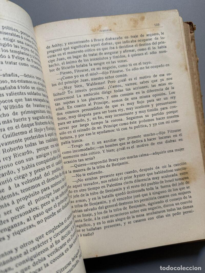 Libros antiguos: Ivanhoe Novela hist&oacute;rica - Foto 4