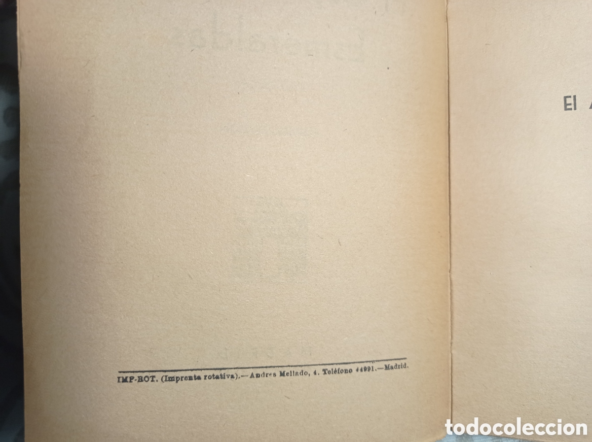 Libros antiguos: EL CAPIT&Aacute;N DE LAS ESMERALDAS. M.R. BLANCO BELMONTE. - Foto 3