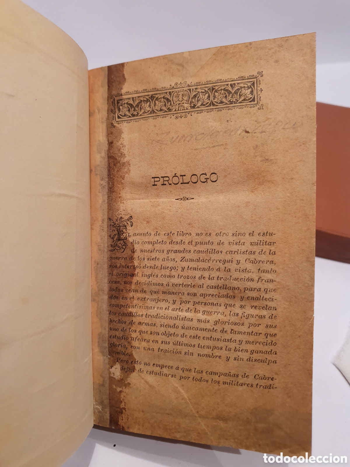 Libros antiguos: ZUMALACARREGUI. LIBRO REENCUADERNADO EN PERGAMINO. - Foto 6
