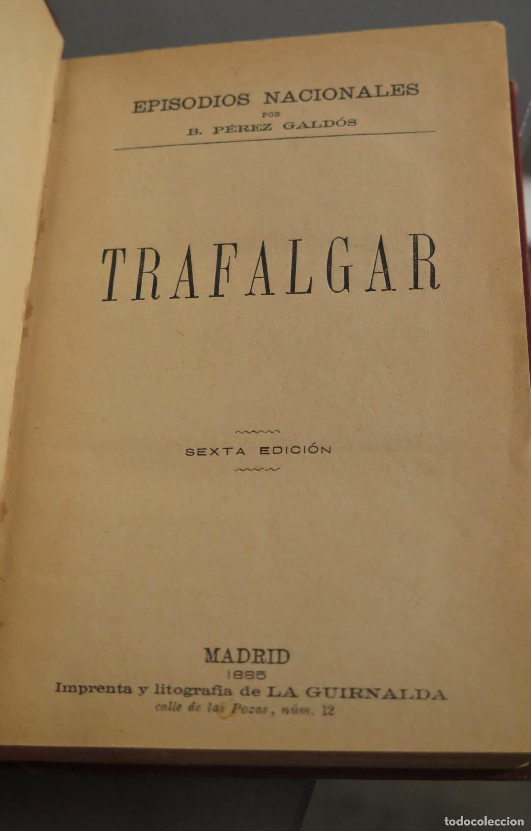 Libros antiguos: EPISODIOS NACIONALES. GALDOS. EDICIONES 1884-1886 - Foto 3