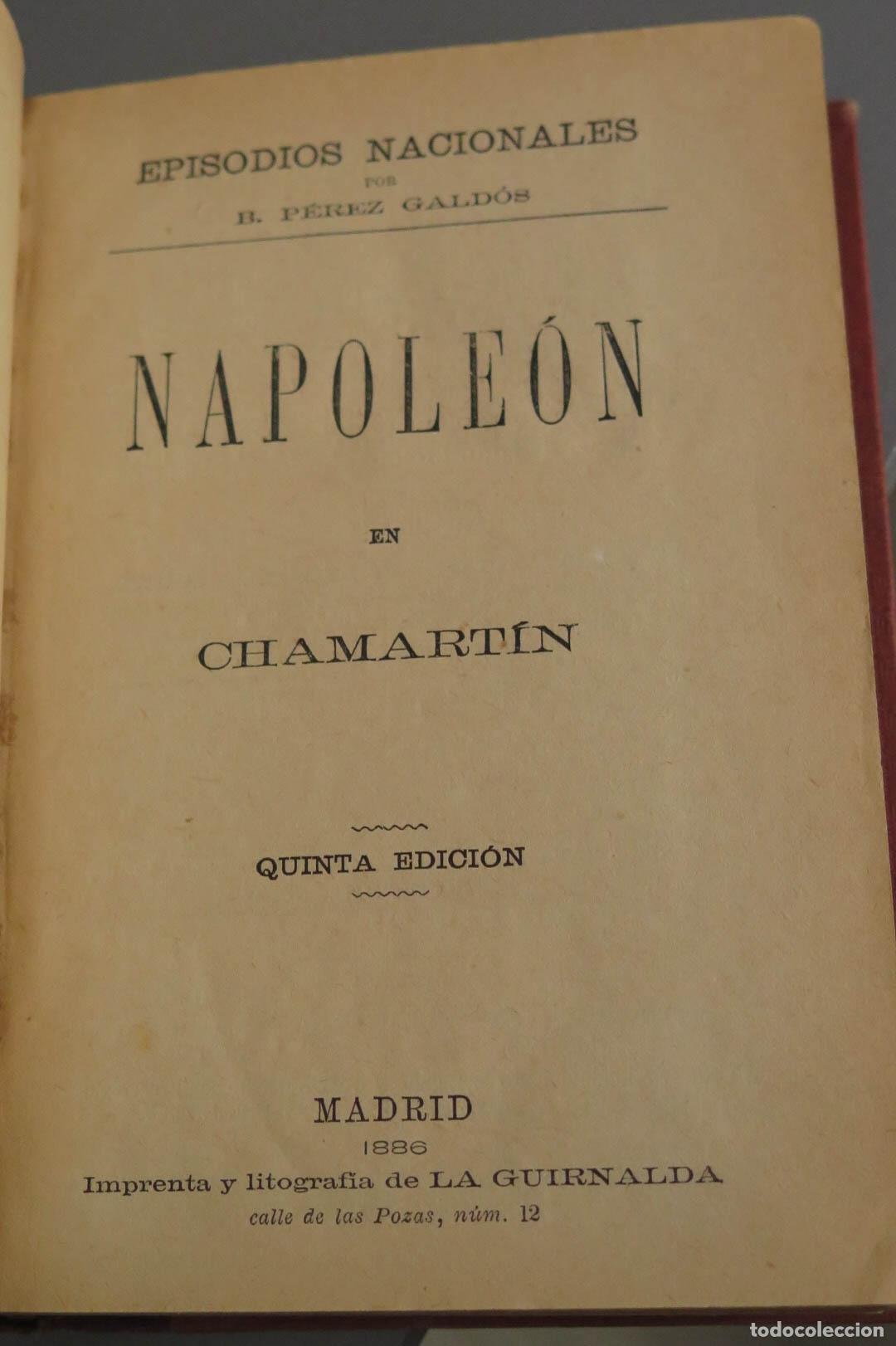 Libros antiguos: EPISODIOS NACIONALES. GALDOS. EDICIONES 1884-1886 - Foto 7