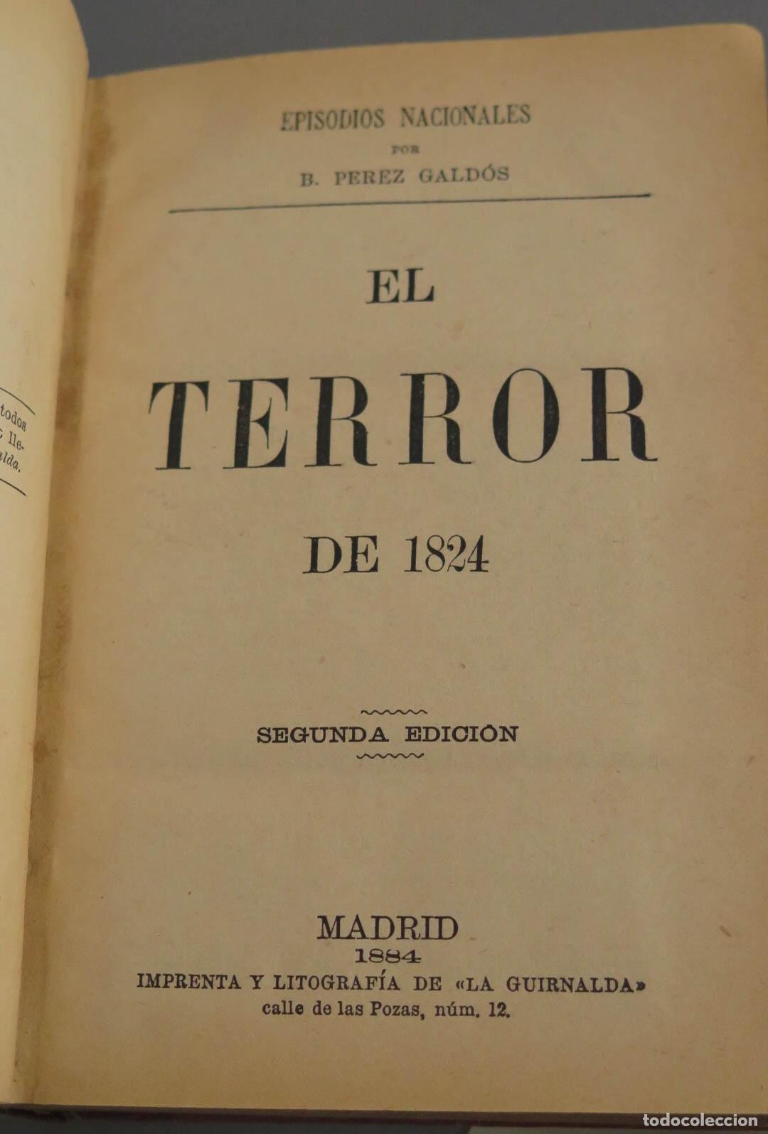Libros antiguos: EPISODIOS NACIONALES. GALDOS. EDICIONES 1884-1886 - Foto 9