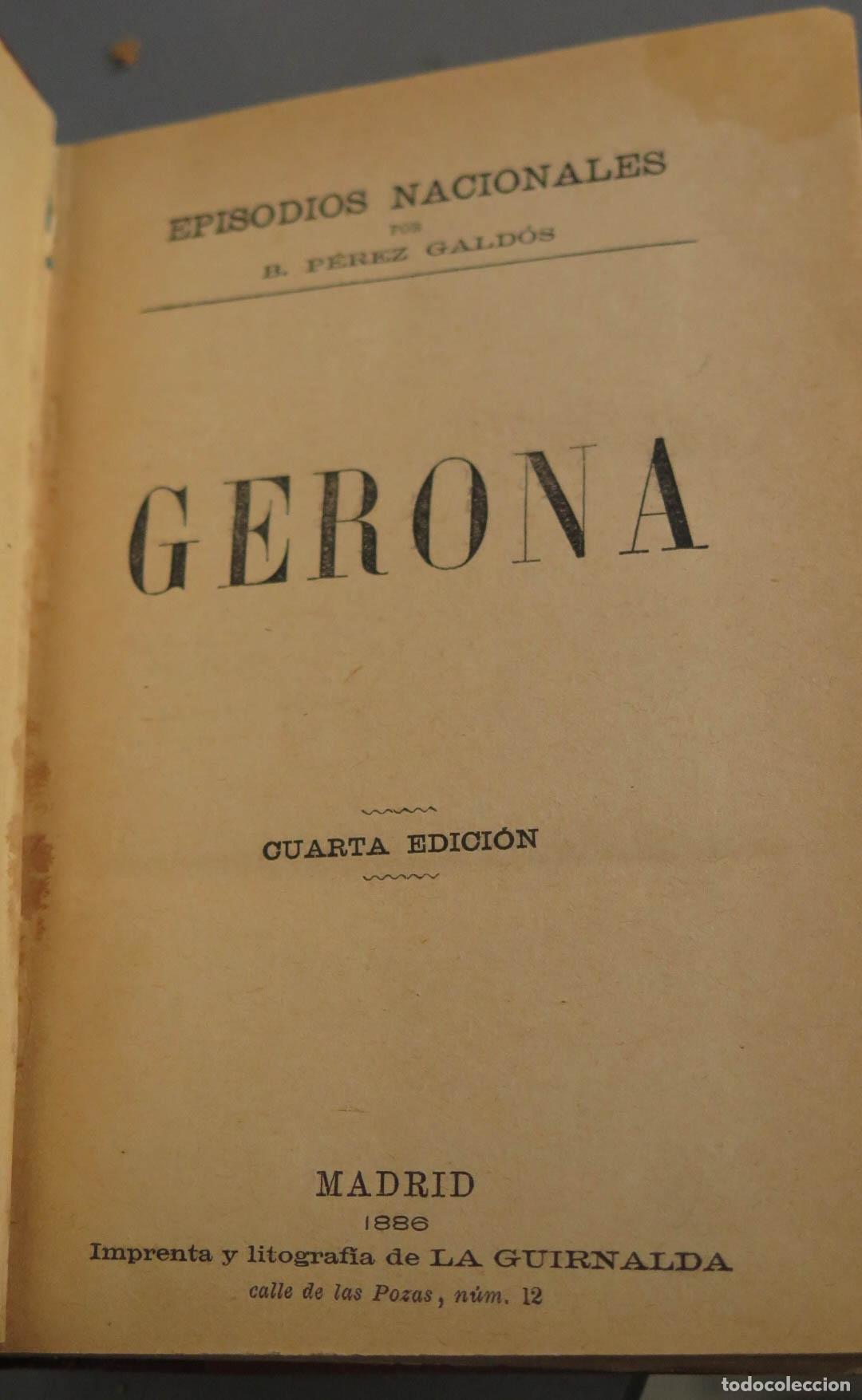 Libros antiguos: EPISODIOS NACIONALES. GALDOS. EDICIONES 1884-1886 - Foto 10