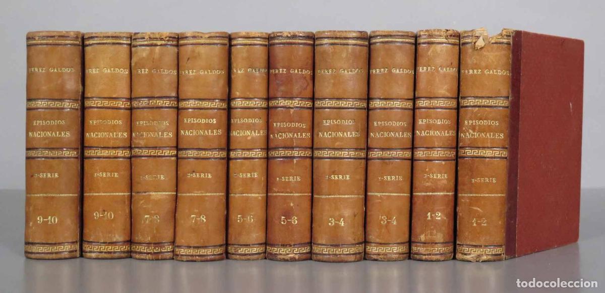 Libros antiguos: EPISODIOS NACIONALES. GALDOS. EDICIONES 1884-1886 - Foto 1