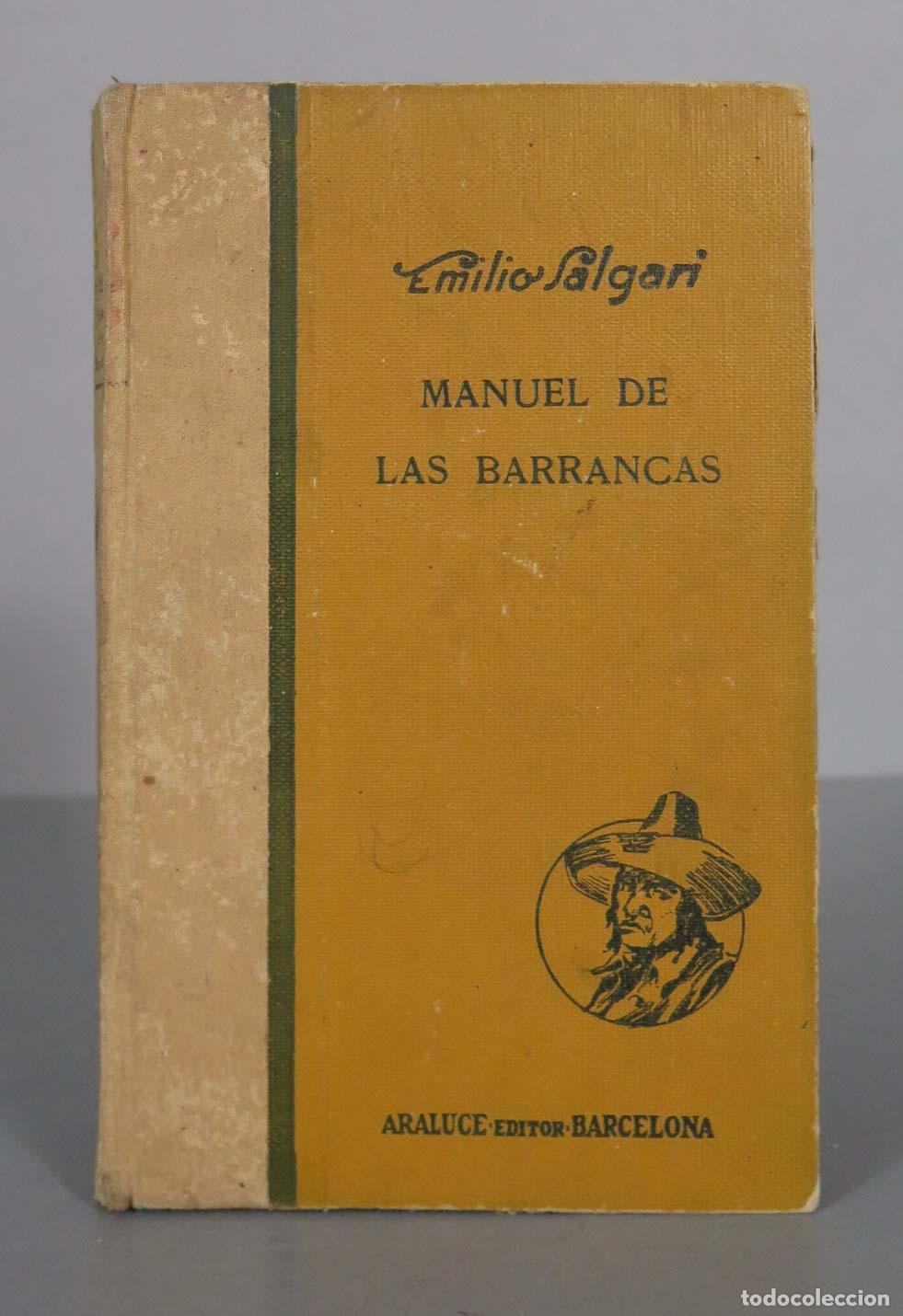 Libros antiguos: Manuel de las Barrancas Salgari - Foto 1