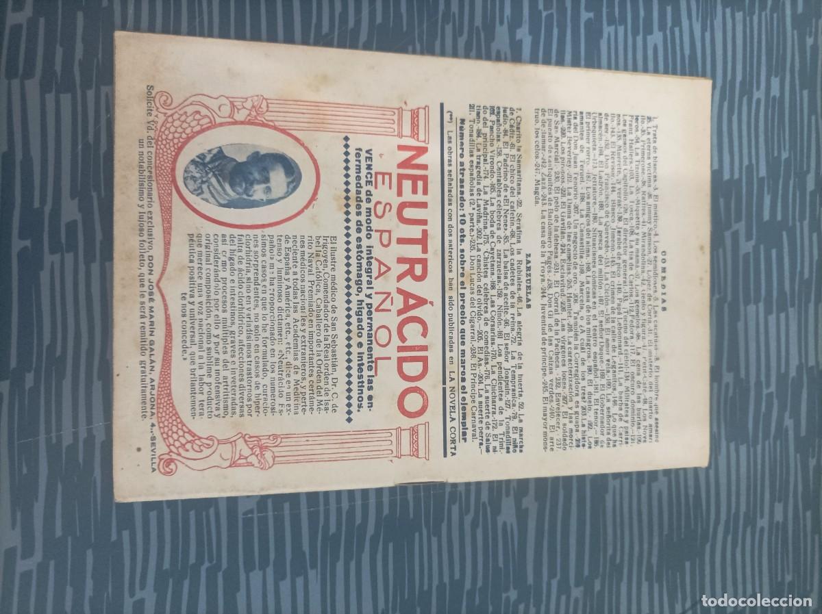 Libros antiguos: MAGDA,HERMANN SUDERMANN,LA NOVELA TEATRAL,NUM.247,1921. - Foto 3