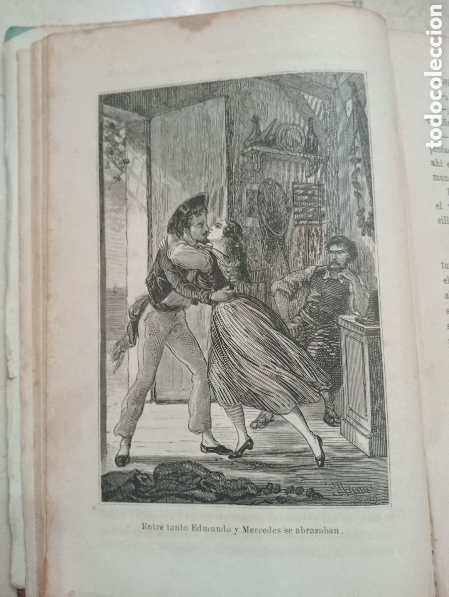 Libros antiguos: El Conde de Montecristo (1873) - Foto 5