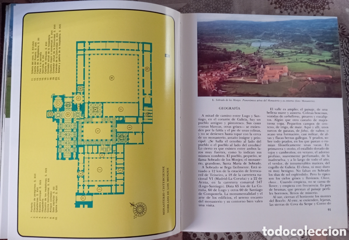 Libros antiguos: MONASTERIOS DE ESPA&Ntilde;A I-II-III EVEREST - Foto 6