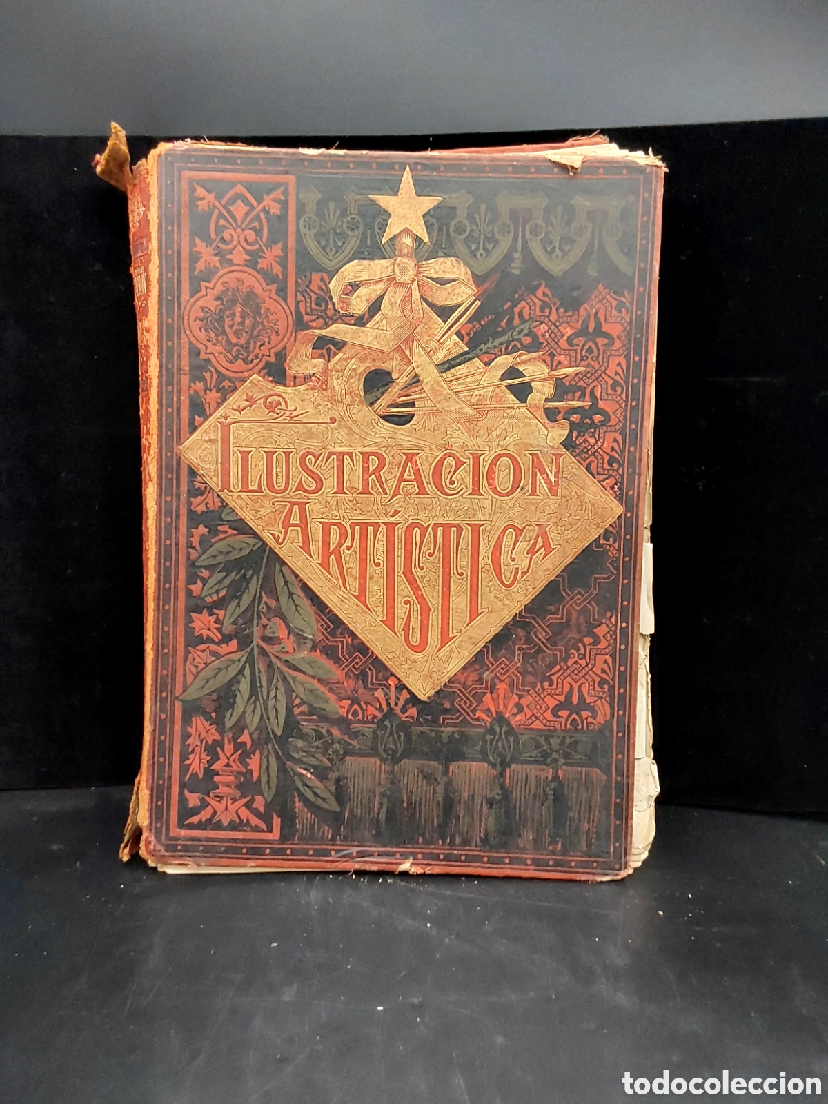 Libros antiguos: Ilustraci&oacute;n art&iacute;stica 1884 - Foto 1