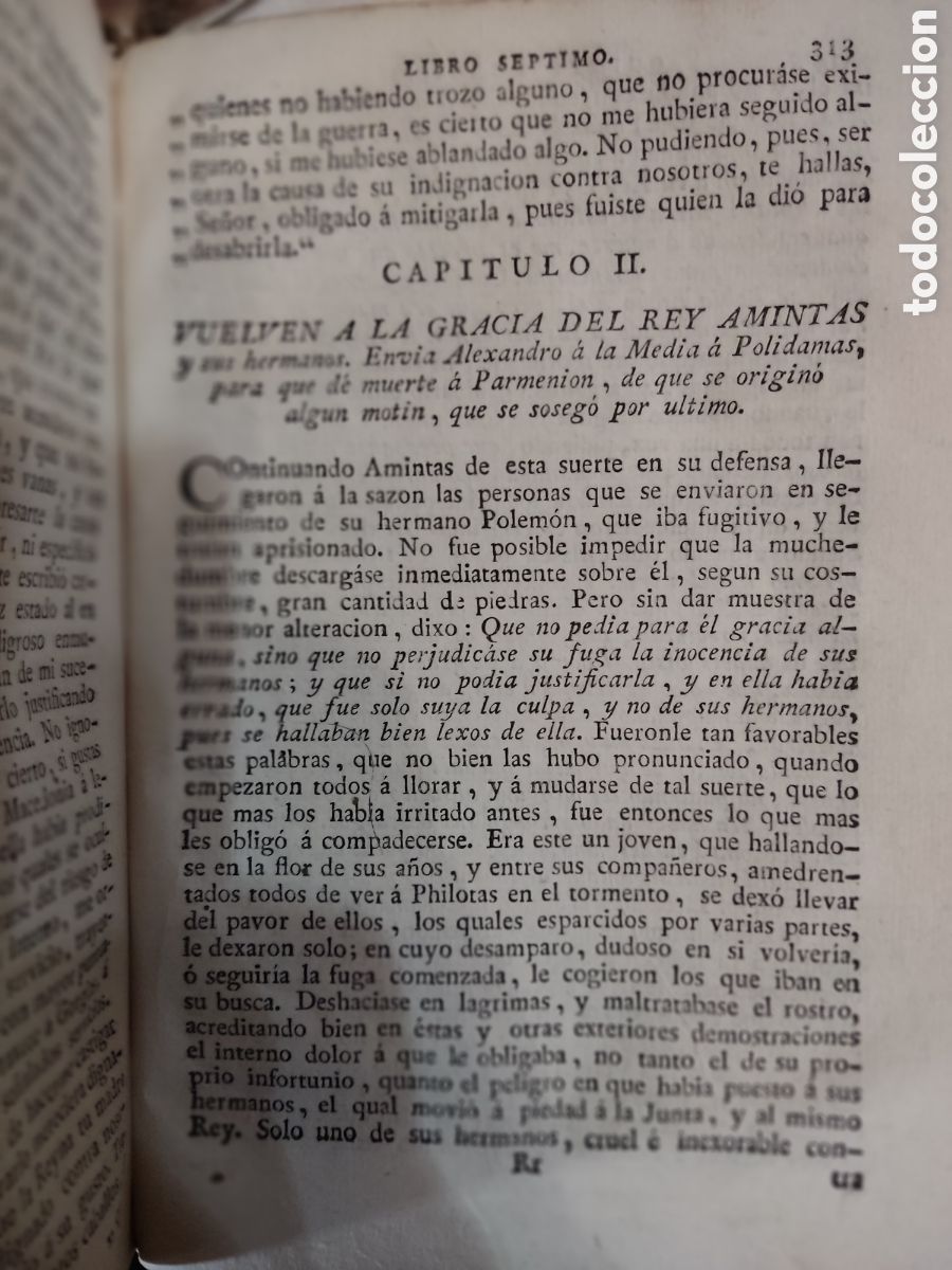 Libros antiguos: Vida y acciones de Alexandro El grande - Foto 2