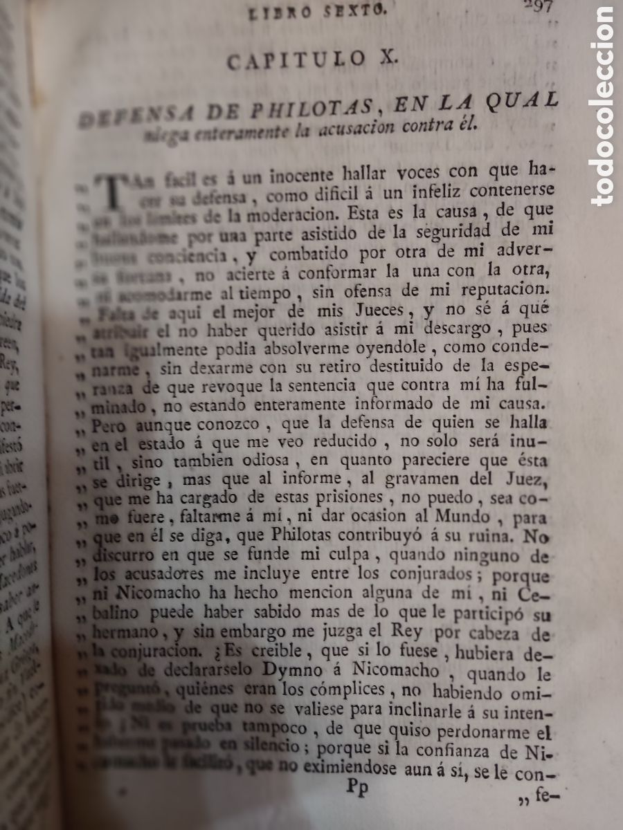 Libros antiguos: Vida y acciones de Alexandro El grande - Foto 3