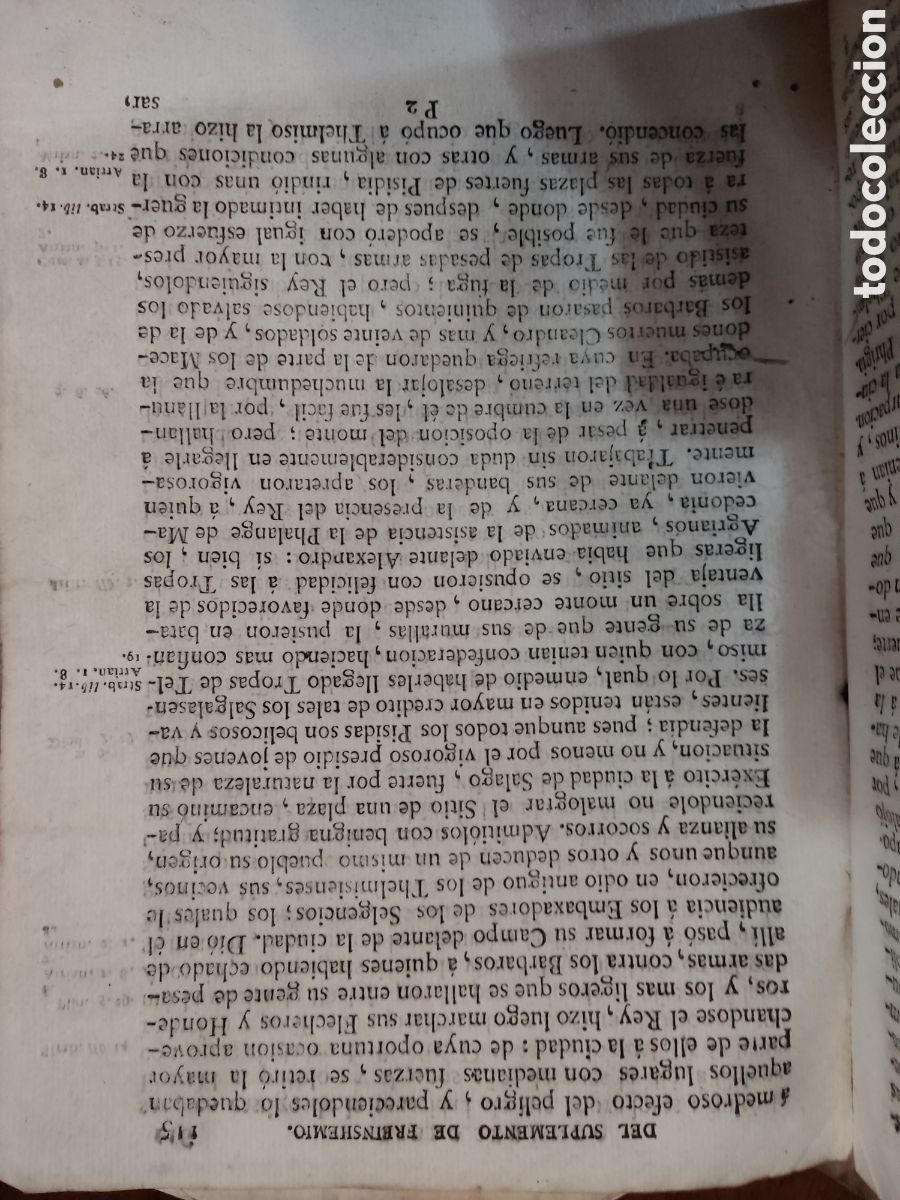 Libros antiguos: Vida y acciones de Alexandro El grande - Foto 6