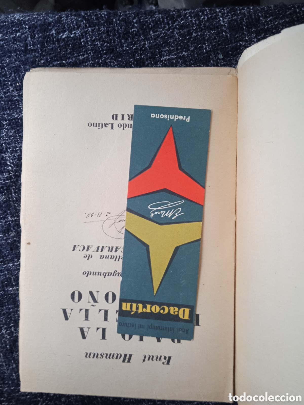 Libros antiguos: BAJO LAS ESTRELLAS DE OTO&Ntilde;O. / KNUT HAMSUN - 1928 - Foto 3