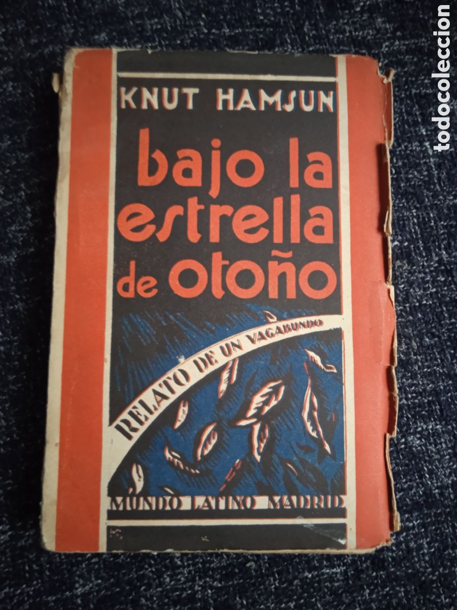 Libros antiguos: BAJO LAS ESTRELLAS DE OTO&Ntilde;O. / KNUT HAMSUN - 1928 - Foto 1