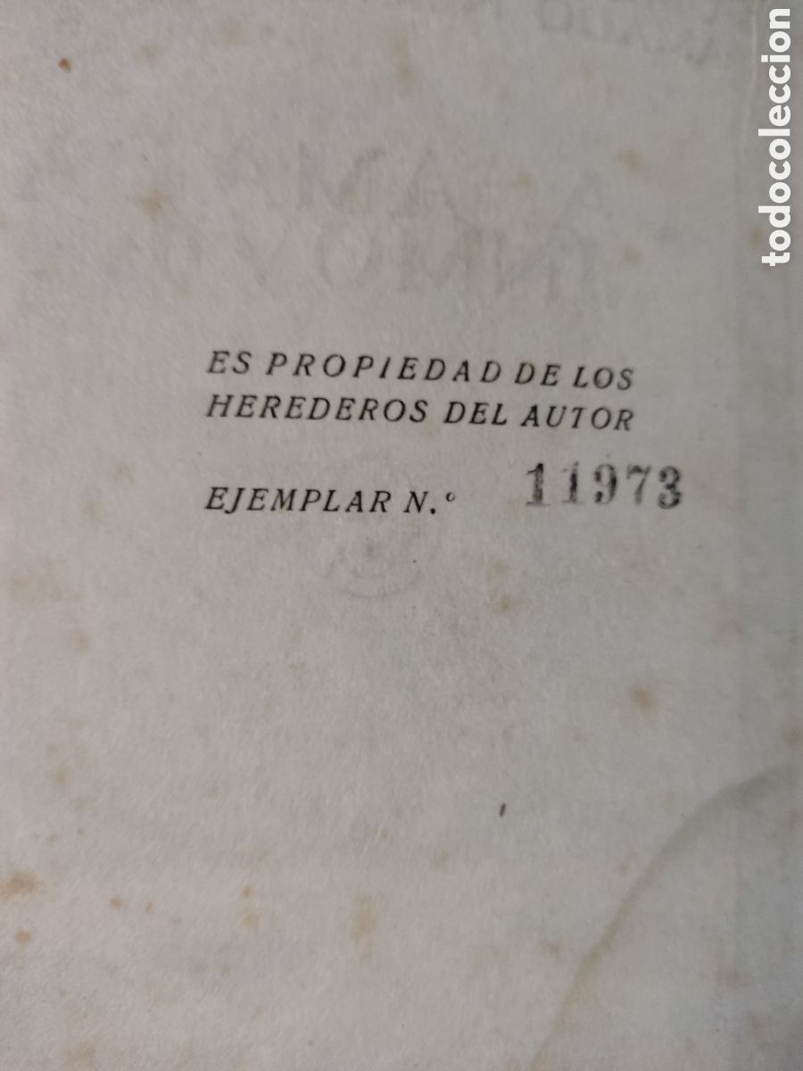 Libros antiguos: La amada inm&oacute;vil a&ntilde;o 1935 - Foto 6