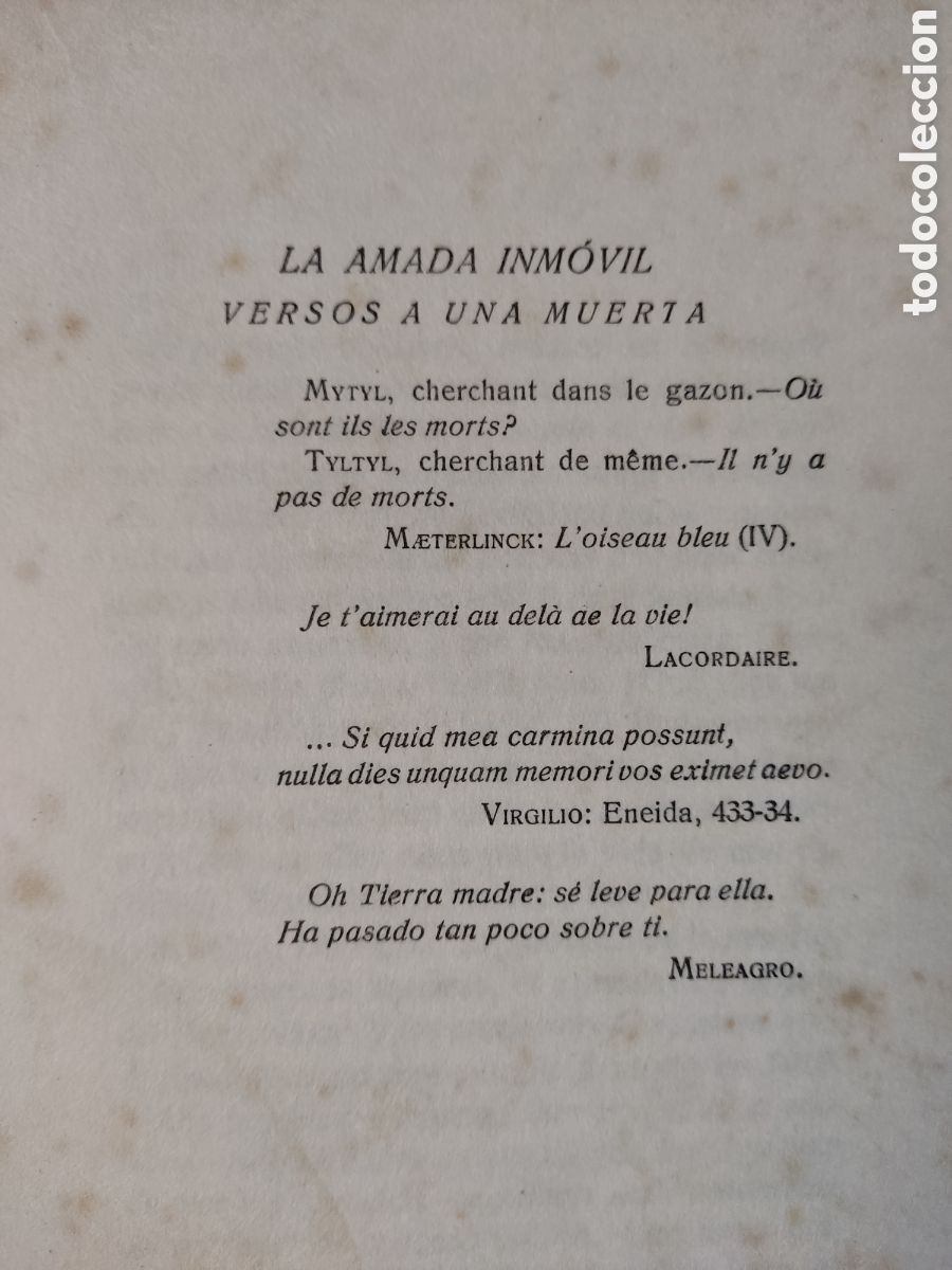 Libros antiguos: La amada inm&oacute;vil a&ntilde;o 1935 - Foto 7