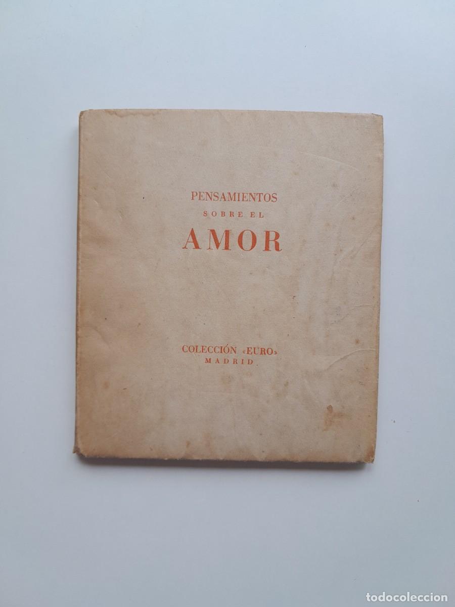 Libros antiguos: PENSAMIENTOS SOBRE EL AMOR - VV. AA (1941) - Foto 1