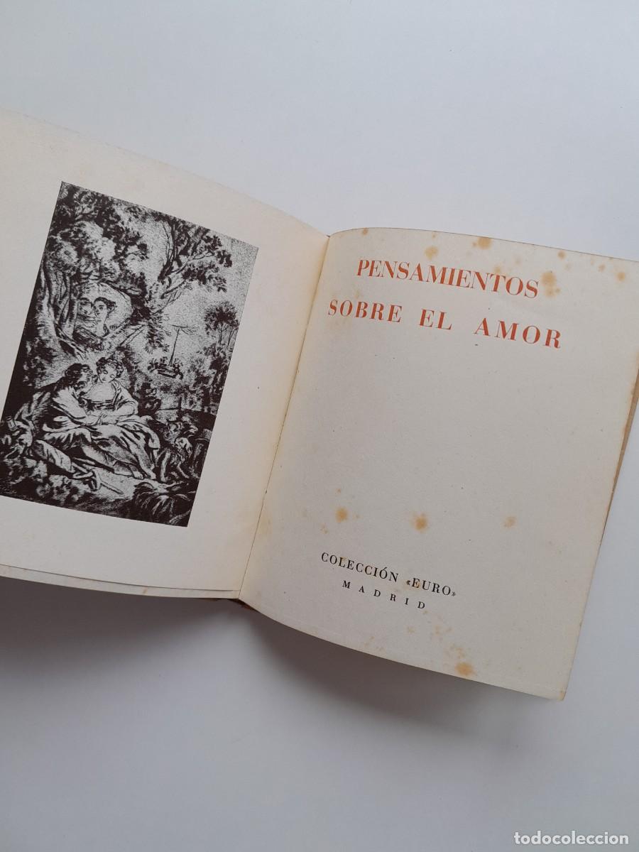 Libros antiguos: PENSAMIENTOS SOBRE EL AMOR - VV. AA (1941) - Foto 2
