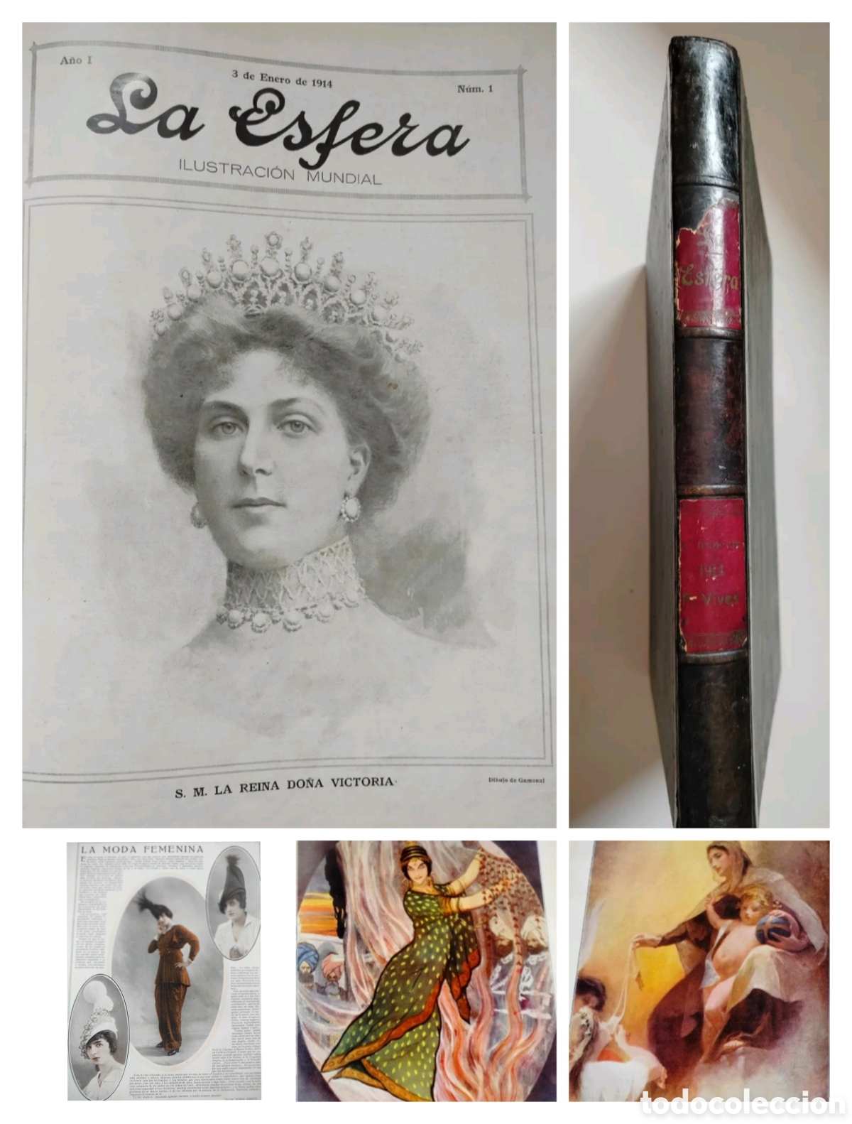 Libros antiguos: La Esfera 1er trimestre 1914 - Foto 1