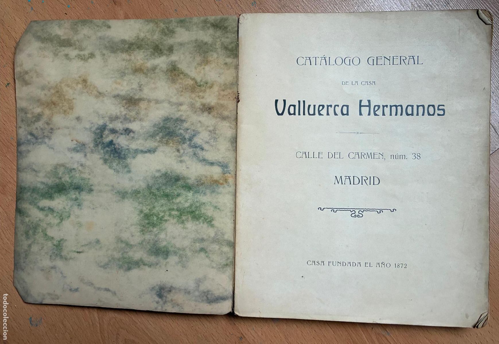 Libros antiguos: CATALOGO GENERAL VALLUERCA, A&Ntilde;O 1908 - Foto 4