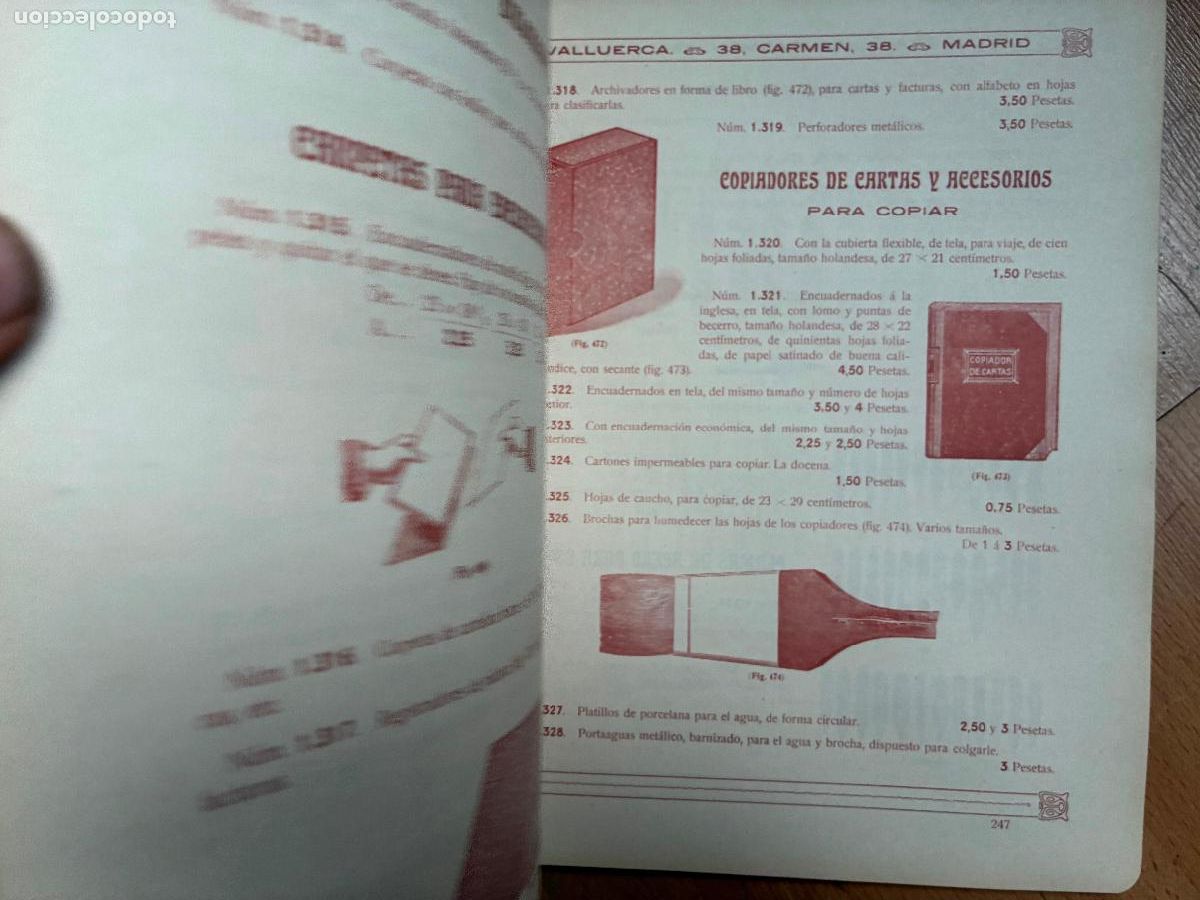 Libros antiguos: CATALOGO GENERAL VALLUERCA, A&Ntilde;O 1908 - Foto 11