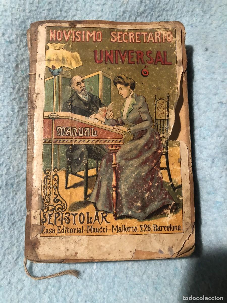 Libros antiguos: Libro antiguo &ldquo;Nov&iacute;simo Secretario Universal&rdquo; (1902) - Foto 1