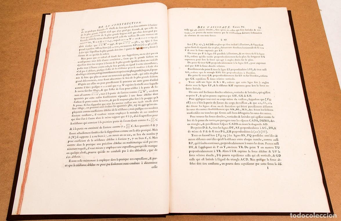 Libros antiguos: Trait&eacute; de la construction des Vaisseaux - Fr&eacute;d&eacute;ric de Chapman - 1779 - Foto 4