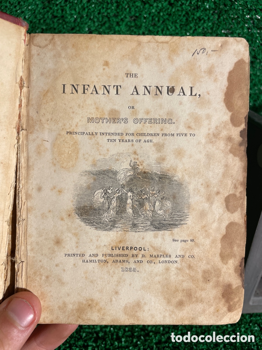 Libros antiguos: El Anual Infantil- Liverpool 1835- A4 - Foto 1