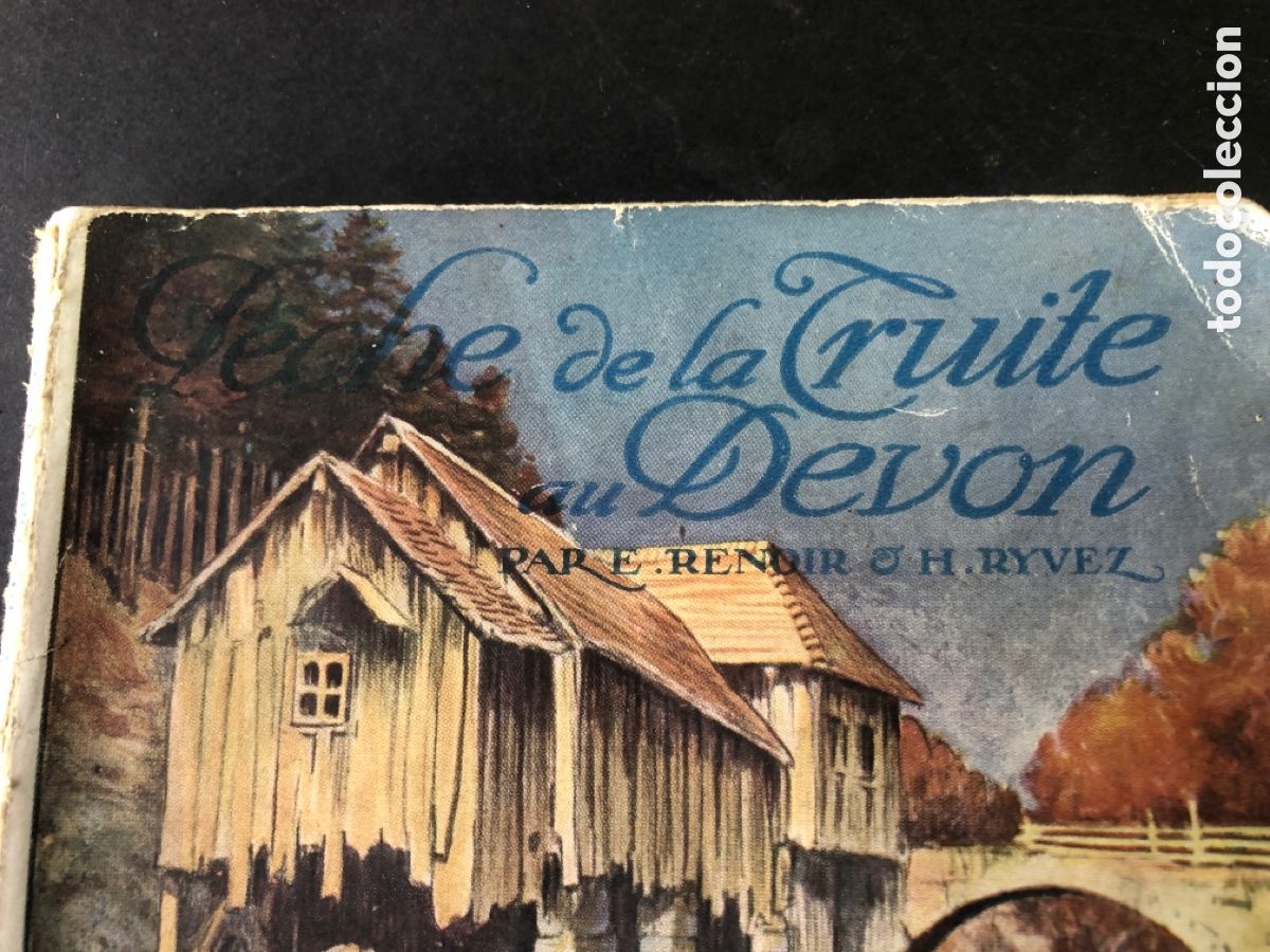 Libros antiguos: Antiguo y raro libro de pesca PECHE DE LA TRUITE AU DEVON - Foto 2