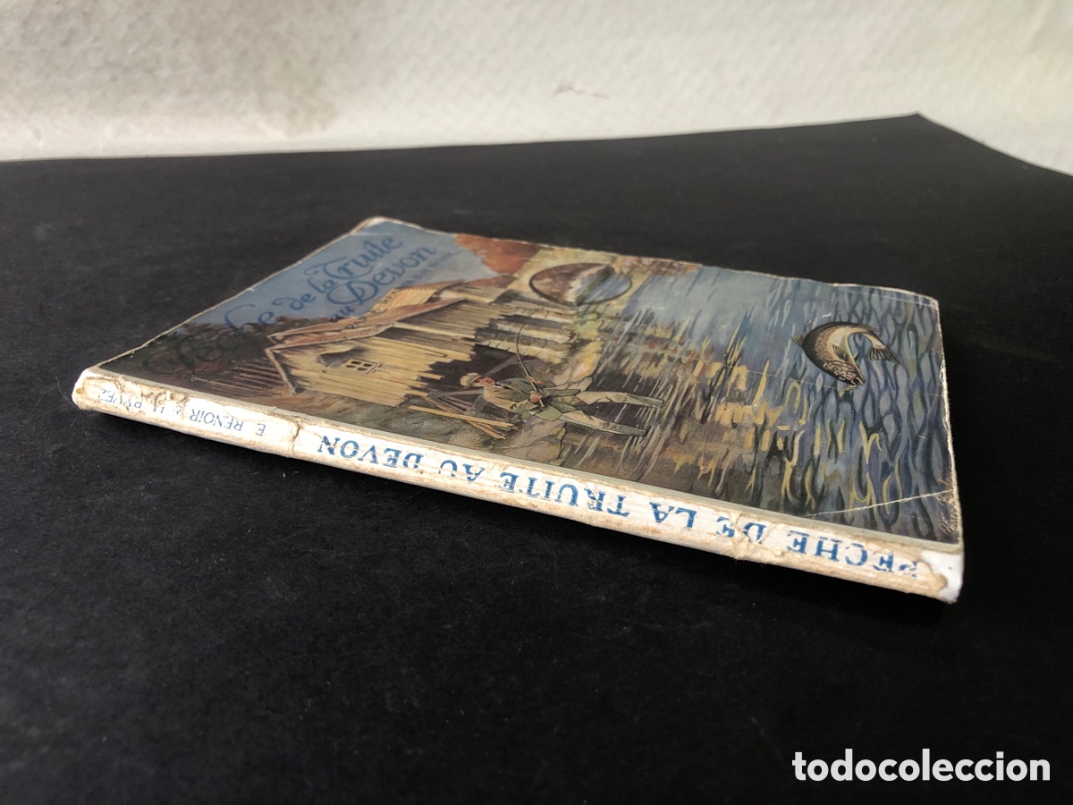 Libros antiguos: Antiguo y raro libro de pesca PECHE DE LA TRUITE AU DEVON - Foto 4