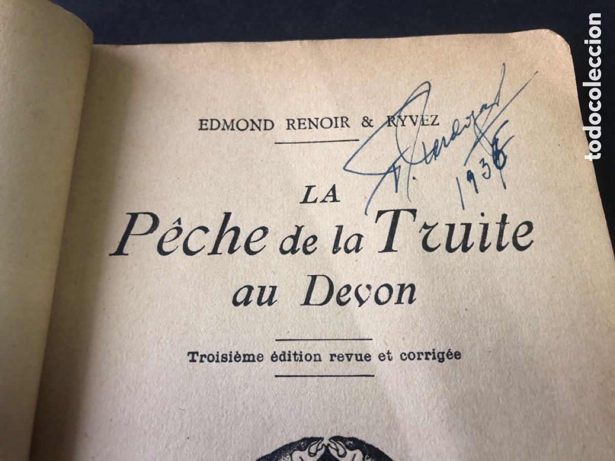 Libros antiguos: Antiguo y raro libro de pesca PECHE DE LA TRUITE AU DEVON - Foto 6