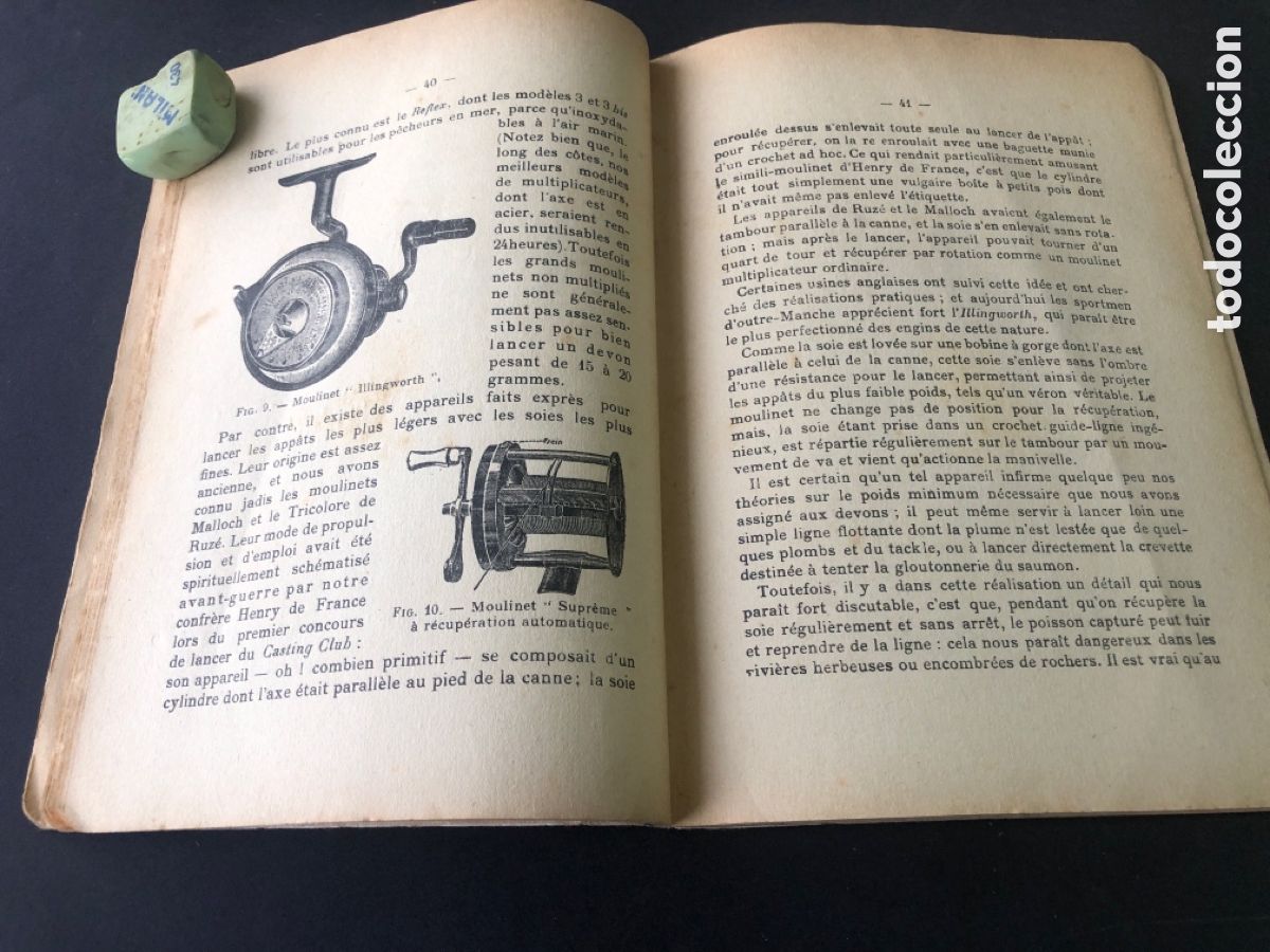Libros antiguos: Antiguo y raro libro de pesca PECHE DE LA TRUITE AU DEVON - Foto 9